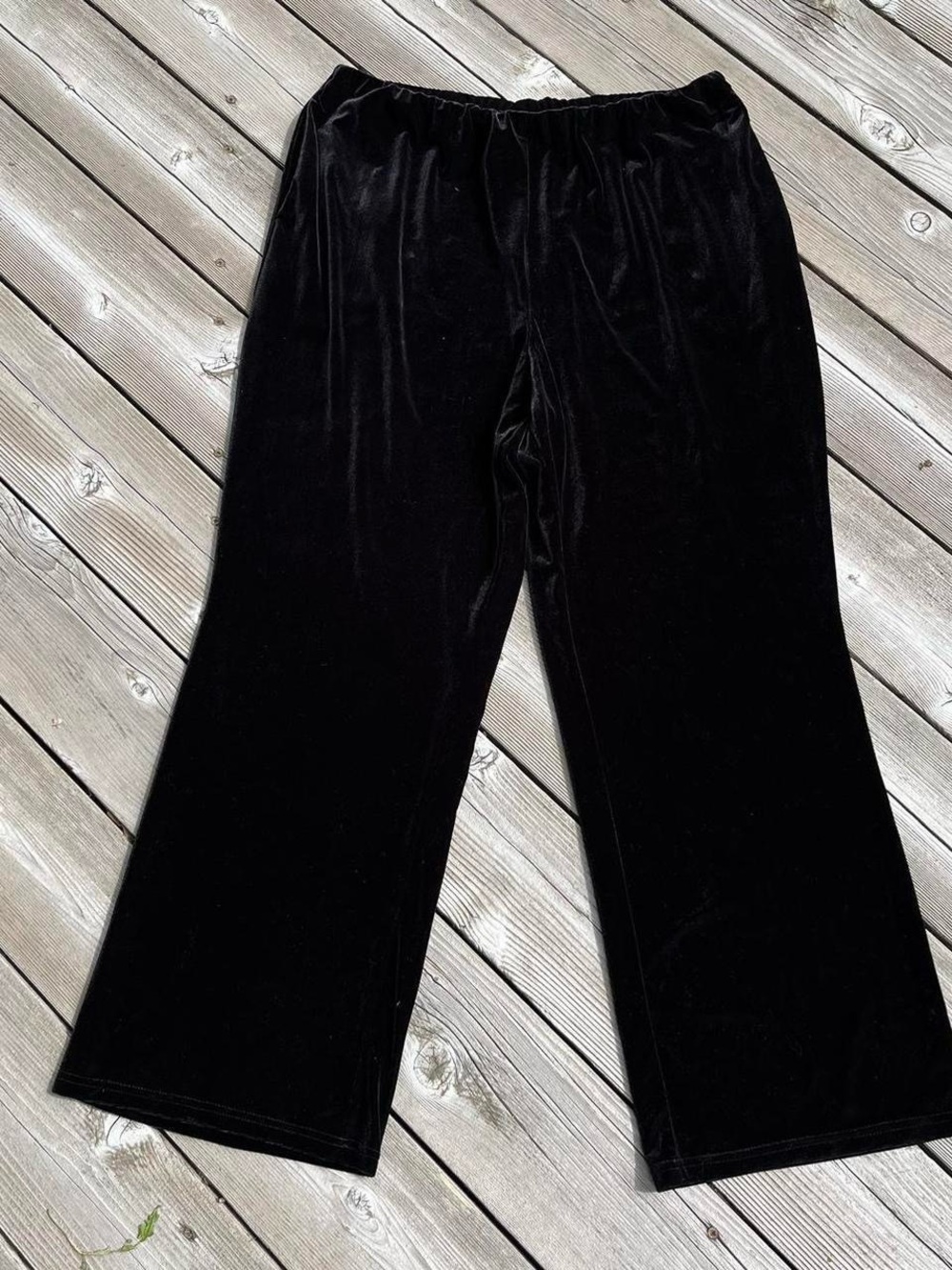 Studio 1940 Black Velvet Lounge Pants